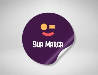 Adesivo de Papel Redondo 5x5cm - 4x0 - 50 unid