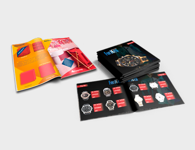 Manuais e Catálogos Horizontal Couchê 90g Sem Verniz 20x15cm 8 Páginas - 4x4 - 500 unid