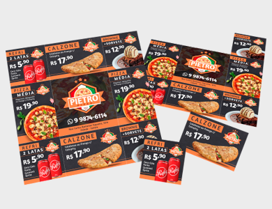 Folha Cupom de Desconto Couchê Fosco 170g Sem Verniz 9 Espaços 21x21 cm - 4x4 - 2500 unid