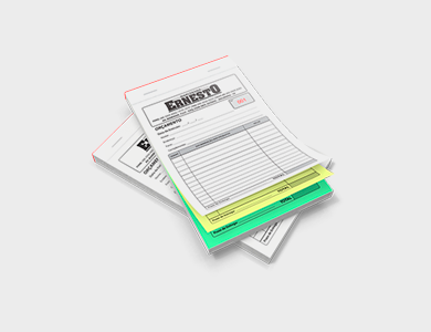 Bloco/Talão Numerado 1 via Sulfite 75g 15x21cm - 1x1 - 5 unid